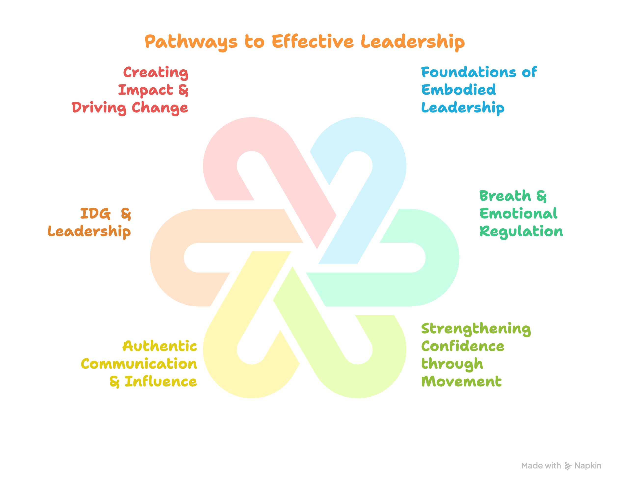 Leadership program overview dark mode